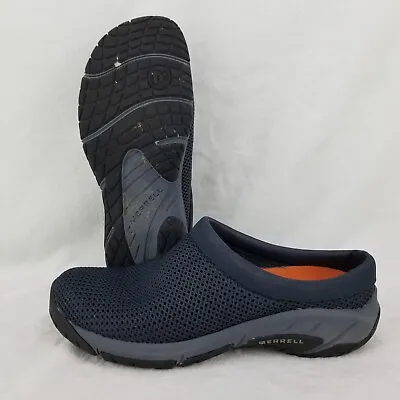 Merrell Encore Breeze 3 Mules Women's 7 Slip On Mesh Comfort Shoes Navy/Blue • $32.49