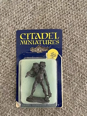 Warhammer Citadel Miniature C31 LARGE MONSTER GIANT TWO HEADED TROLL • £9.99