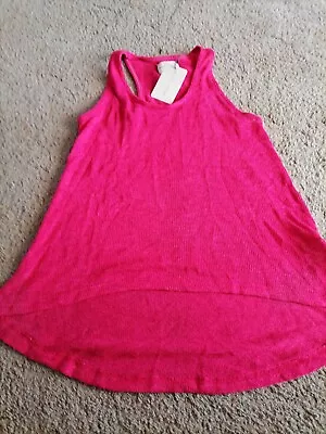 £4 • Buy Ladies Sleeveless Top Size 12 Pink Miss Fiori New With Tag