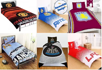 £25.99 • Buy Official Football Club Single Duvet Cover/ PillowCase Quilt /Cover Bedding Set