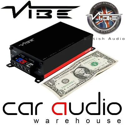 Vibe POWERBOX 400.1M-V7 - 800 Watts Monoblock Class D Compact Car Amp Amplifier • £89.95