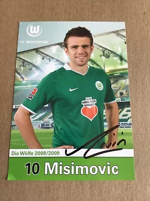 Zvjezdan Misimovic Bosnia Herzegovina 🇧🇦 VfL Wolfsburg  Hand Signed 4x6 • $19.99