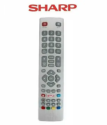 £5.96 • Buy Sharp Aquos Smart TV Remote Control (SHW/RMC/0115) Replacement 