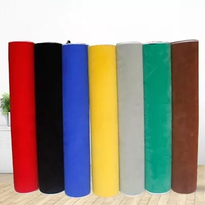 2 Metres Adhesive Sticky Roll Self Back Velvet Felt Fabric Jewelry Wallpaper • £9.48