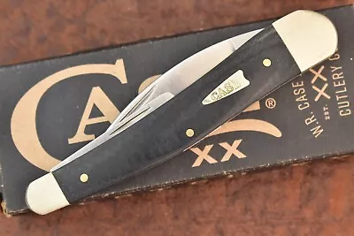 Case Xx Usa Micarta G-10 Black Seahorse Whittler Wharncliff Knife Ss 2021 (1107 • $124