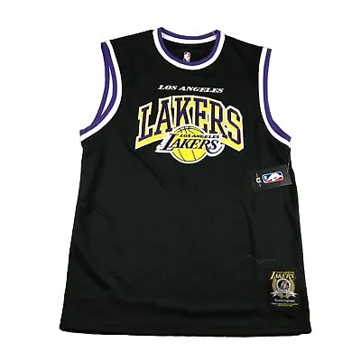 Los Angeles Lakers Jersey Mens Medium Black Western Conference NBA Tank Top NWT • $45.34