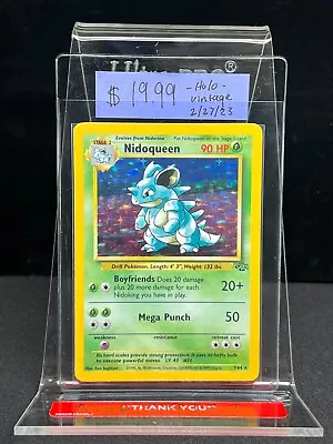 $19.99 • Buy ✅Nidoqueen 7/64 Rare Holo Vintage Pokémon Cards 1999 ✅ !! FAST SHIPPING !! ✅