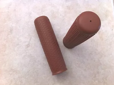 Classic Vintage City Bar Grips Brown Cruiser Comfort Bikes Bicycle New • $13.99