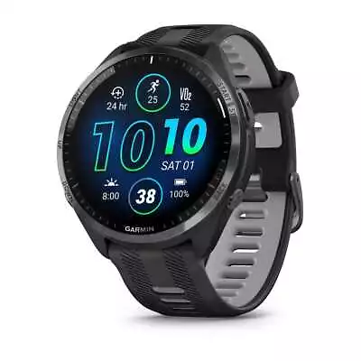 Garmin Forerunner 965 Carbon Grey DLC Titanium/Black/Grey • $893.15