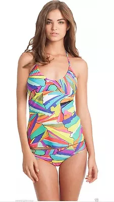 NWT $156 Trina Turk Viva La Vida Sz 10 Tankini Top & Sz 12 Shirred Hipster • $156