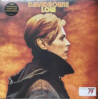 DAVID BOWIE Low PARLOPHONE RECORDS 45th Anniversary Limited Edition Orange Vinyl • $40.51