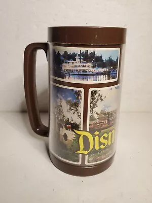 Thermo Sew Vintage Disneyland Brown Plastic Mug • $9.99