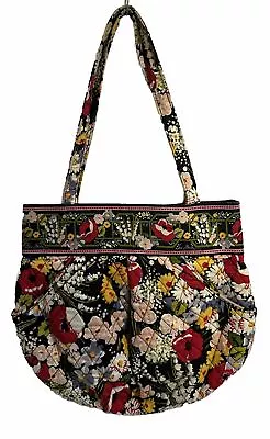 Vera Bradley Poppy Fields Morgan Tote Handbag Purse 100% Cotton Retired Bag LC1 • $18.99