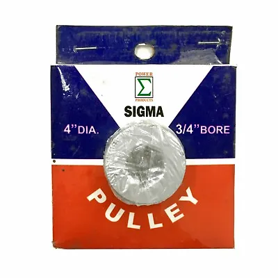 Sigma Universal Pulley 4  Diameter 3/4  Bore Belt A • $16.99