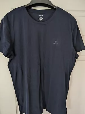 Gant Navy Blue  T-Shirt Size L • £17.50