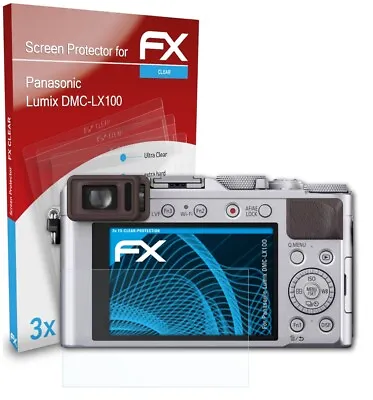 AtFoliX 3x Screen Protector For Panasonic Lumix DMC-LX100 Clear • £11.39