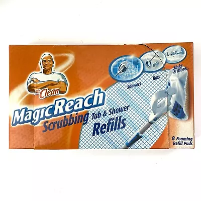 Mr. Clean Magic Reach Scrubbing Tub And Shower 4 Pad Refills Discontinued READ • $21.98