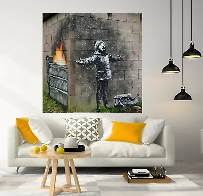 £85 • Buy Banksy  Seasons Greetings  Art Work Artist Canvas Paper Picture Print Art Home