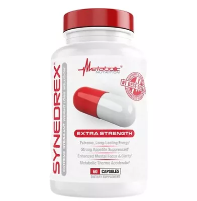 Metabolic Nutrition  SYNEDREX Fat Burner Weight Loss Energy - 60 CAPS • $33.95