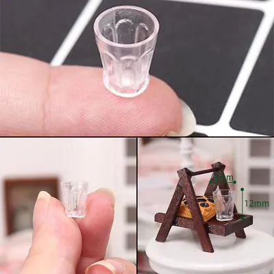 5Pcs 1:12 Dollhouse Miniature Water Cups Dollhouse Kitchen Accessories-go • $1.20