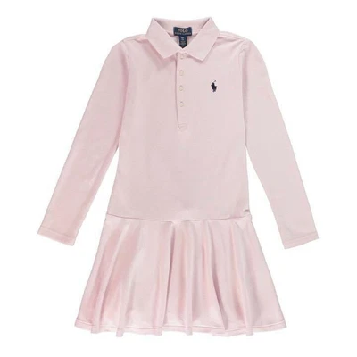 £52.99 • Buy POLO RALPH LAUREN Girls Long Sleeve Polo Dress - Age 12-14 - Light Pink - New