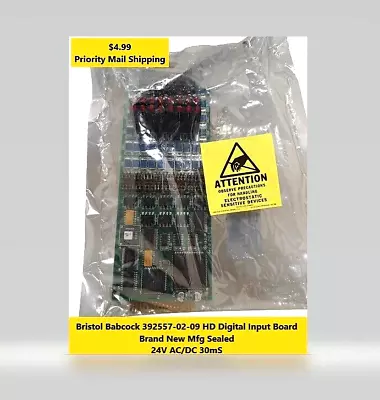 Bristol Babcock 392557-02-9 Discrete Input Board  24VAC/DC 30mS High Density • $137.03