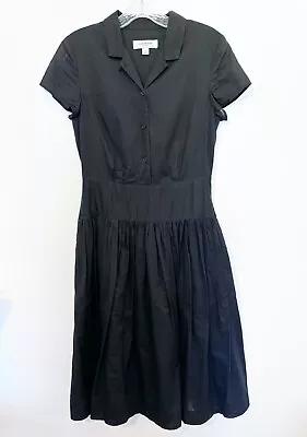 Isaac Mizrahi For Target Simple Black Cotton Dress Size Small • $25