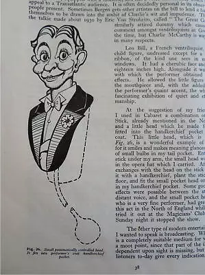 ABC Of Ventriloquism Art Of Illusion Performance C. 1930 Craggs Illustrated Book • $76