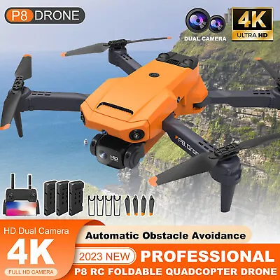 $52.95 • Buy 4K GPS Drone With HD Camera Drones WiFi FPV Foldable RC Quadcopter W/Battery AU