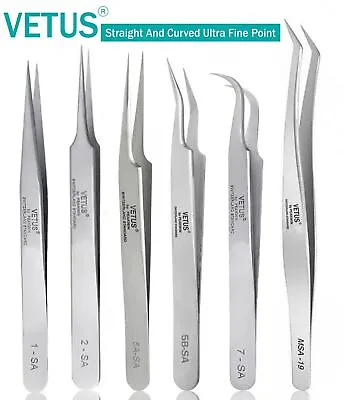 Original Vetus Eyelash Extension Tweezers  Vetus Russian Volume  All Models  • $4.23