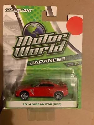 Greenlight Motor World 1:64 Scale 2014 Nissan GT-R (R35) • $7