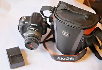 Sony A230 W/Shutter Count 4475 Lens Battery Charger Camera Bag And UV Filter • $89.95