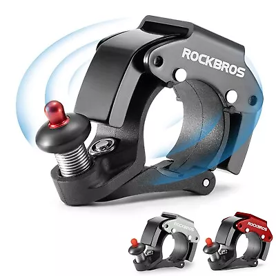 ROCKBROS Bicycle Bell Clear Loud Sound MTB Mountain Bike Handlebar Ring Horn • $13.99