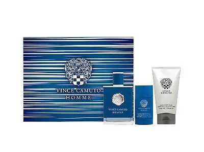 Vince Camuto Homme Gift Set 3.4oz EDT 2.5oz Deod5 Oz Body Wash • $28