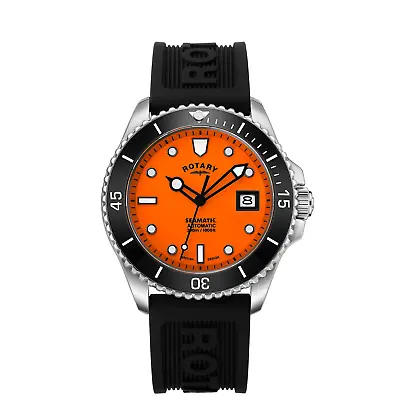 Rotary Seamatic Strap Automatic Men's Dive Watch - GS05430/79 • £215