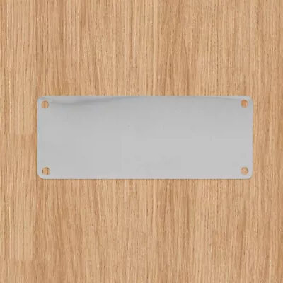  10 Pcs Blank Signs For Crafts Engraving Stainless Steel Plate Sublimation • £10.71