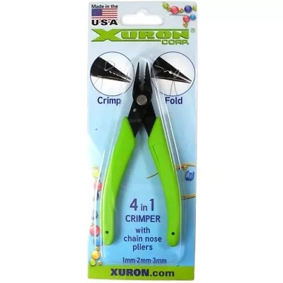 Crimping Pliers Xuron 494 (4 In 1 Crimper & Folding Chain Nosed Plier) - TP149 • £19.02