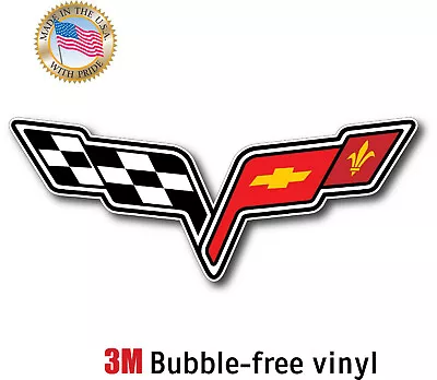 Chevy Vette  Decal 3m Sticker Made In Usa Window Car Laptop Wall • $2.99