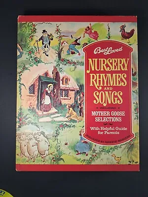 Vintage Best Loved Nursery Rhymes And Songs Hardcover Book 1974 Edition Children • $16