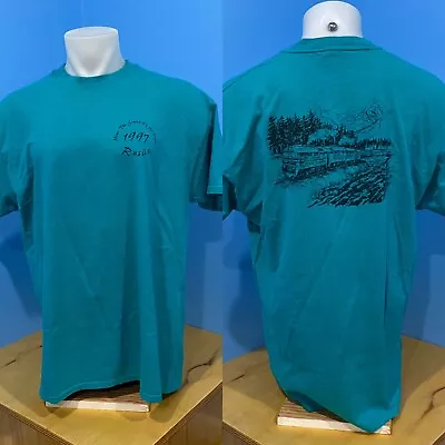 Vintage 1997 Trans Siberian Railroad Russia T Shirt Size XL VGUC • $17.99