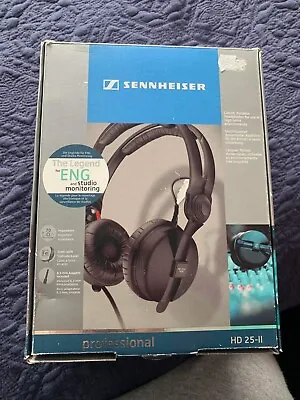 $205.17 • Buy Sennheiser HD 25-II Sealed Professional Monitor Headphones, Black 25s Mk 2