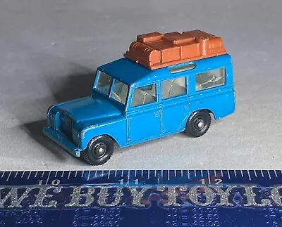 Matchbox Lesney Series #12 - Land Rover Safari - Blue W/Luggage - England 1965 • $9.96