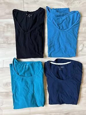 Lot Of 4 Maternity Shirts Womens Size S And M Short And 3/4 Sleeve T-Shirts • $13.99