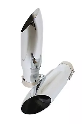 Radiant Cycles Stealth GP Exhaust 04-09 Honda VTX1300C Muffler Short Pipe Chrome • $169.99