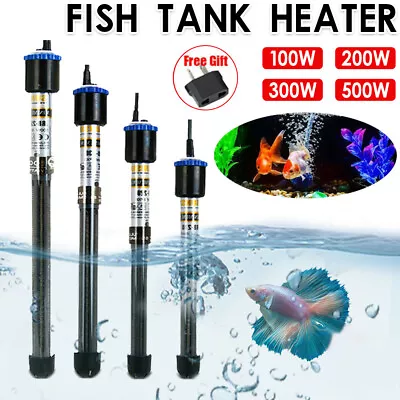 SUNSUN Aquarium Submersible Heater Fish Tank Auto Water Thermostat 100W-500W AU • $21.99