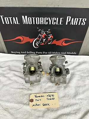 Yamaha XS650 TX650 Mikuni Solex Carburetor Carb Twin Pair Assembly 2 • $100