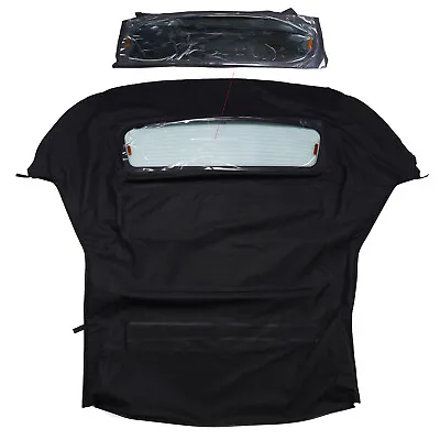Convertible Soft Top W/Heated Glass Window For Ford Mustang -Black Sailcloth • $217.07