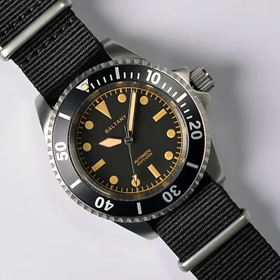 Baltany Men Automatic Watch Diver Mechaical Wristwatch Military Luminous NH38  • $189