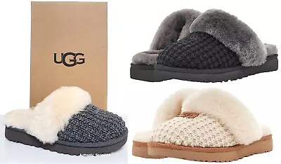 New Authentic UGG Brand Women's Cozy Slippers Soft Knit Shoes Sandals 3 Colors • $106.25