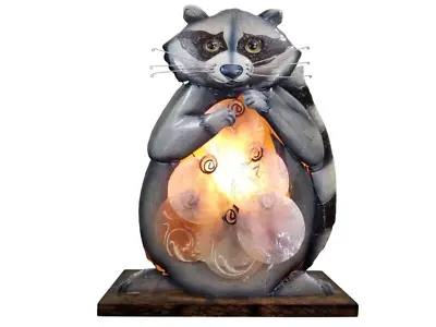 Capiz Shell Lamp - Urban Raccoon : 12.5  H • $65